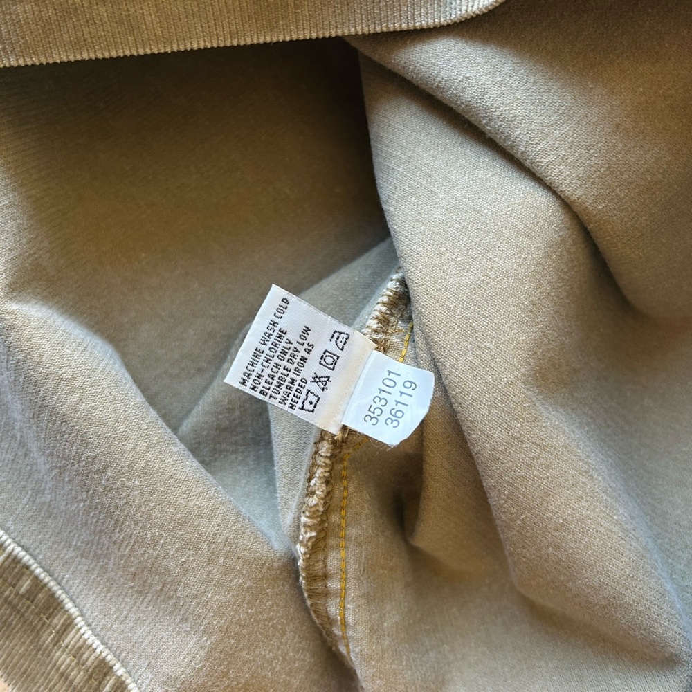 The Territory Ahead Women’s Corduroy Khaki Beige Dress with Pockets Size 10 - Picture 12 of 13